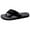 Black, variant on Mens Wide Slippers Men Summer Casual Outside Wear Beach Non Slip Breathable Flip Flops Clip Toes Big Size Flat Bottom Slippers Sandals