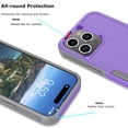 thumbnail image 2 of For iPhone 15 Pro Max 5G Case ,Sturdy Phone Case for iPhone 15 Pro Max 5G 6.7 inch ,Tiflook Shockproof Protection Heavy Duty Armor Hard Plastic & Rubber Rugged Bumper 2-in-1 Case Cover ( Purple ), 2 of 7