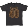 thumbnail image 3 of Inktastic Chapter 40 Fortieth Birthday Leopard Print T-Shirt, 3 of 5