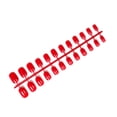 thumbnail image 4 of 24X Solid Nails Removable Wearable French Style DIY Artificial Exquisite Novel Elegant Personality Small Round Head Acrylic Nail Red, 4 of 6