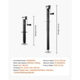 thumbnail image 2 of VEVOR A Frame Trailer Jack Bolt on Trailer Tongue Jack 5000 lbs 15-inch Travel, 2 of 10