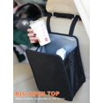 thumbnail image 3 of Bote de basura de coche Ginsco de 11,4 L para colgar con forro impermeable, 3 of 8