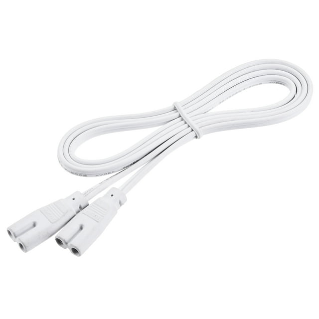 Unique Bargains 100cm 2 Pin Double End Cords T4 T5 T8 LED Tubing Lamp Connecting Wire 4 Pack