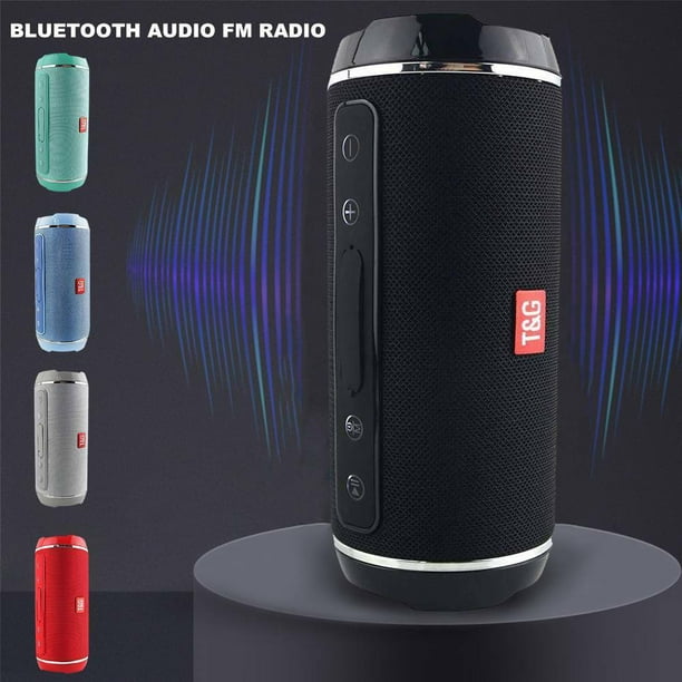 Enceinte Bluetooth Radio FM Stéréo Lecteur MP3 Noir