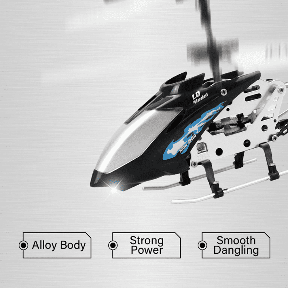 Baprem RC Helicopter for Adults, 2.4GHz Remote Control Helicopter with Light & Altitude Hold, 3.5CH Fun Helicopter Toy Gifts for Beginner, Yellow