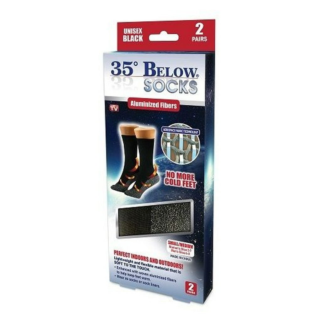 35 Below 35 Below Socks 2 Pair As Seen On TV FREE SHIP 35 Below Socks