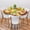 A-04, variant on Round Fitted Tablecloth, Easter Eggs Cute Bunny Elastic Edge Table Cover Wipeable Round Table Cloth for Indoor Outdoor Use Fits Tables up to 45-50inch Diameter