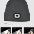 thumbnail image 4 of Gorro de punto LED gorro multifuncional cálido de alto brillo para deportes al aire libre gorro LED con luz para correr de noche ANGGREK  Otros, 4 of 8