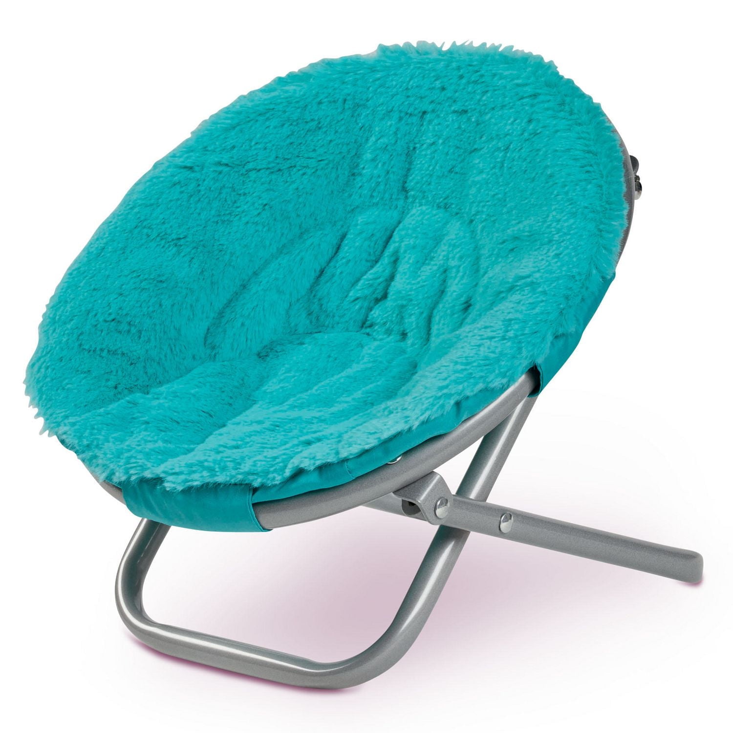 My Life As Fun And Furry Turq Saucer Chair