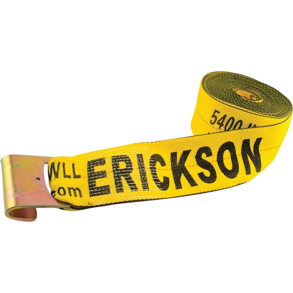 CargoBuckle F13935 Winch Strap with K-Hook — Residential Use, Standard Application