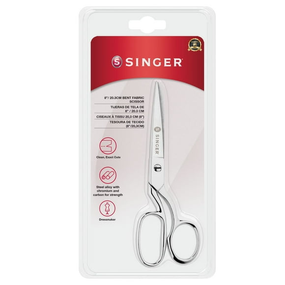 SINGER® 8 Inch/20.3 cm Bent Fabric Scissors