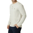thumbnail image 2 of Chaps Men's Long Sleeve Slub Jersey Henley -Sizes XS up to 4XB, 2 of 4