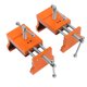 thumbnail image 4 of Abrazaderas de garra para gabinete, 2 piezas Garra de gabinete Garras de gabinete naranja de aluminio Abrazaderas de garra de gabinete Durabilidad probada en el tiempo, 4 of 8
