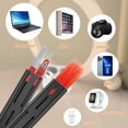 thumbnail image 4 of YeekTok 4 in 1 Earbuds Cleaning Pen with Soft Brush Cleaning Kit for Earphones Case Keyboard Red, 4 of 7