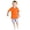 Orange, variant on Youth 3D Lightning Print T-Shirt Digital Graphic Short Sleeve Crewneck Top for Boys and Girls Cool Visual Illusion Summer Tee Fashionable Loose Casual Streetwear for Kids Size 6-18 Years