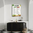 thumbnail image 5 of Ulcer Diet Chart Poster Healthy Food List Guide Kitchen Poster Canvas Painting Wall Art Poster for Bedroom Living Room Decor, 5 of 5