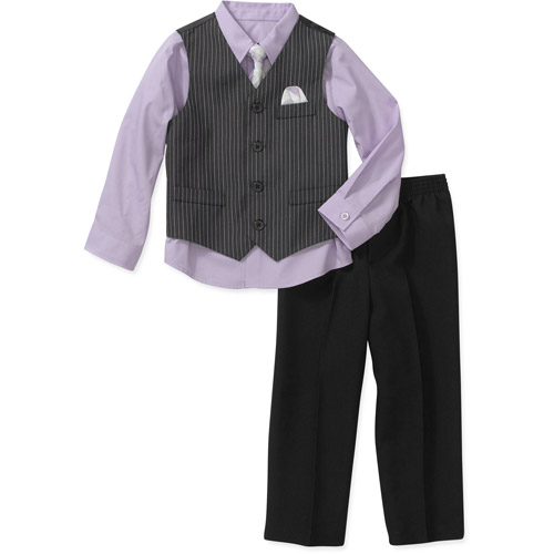 Baby Toddler Boy 4piece Vest Set
