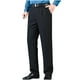 thumbnail image 3 of Pantalones de traje de hombre con cremallera y bolsillo, rectos, de tubo, de color liso, de poliéster, 3 of 7