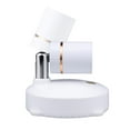 thumbnail image 4 of 2 Pieces Spotlight LED Accent USB Recharged Picture Lights Battery Powered Remote Control Rotatable Focus Desk Lamp Display Closet Home Ceiling, 4 of 6
