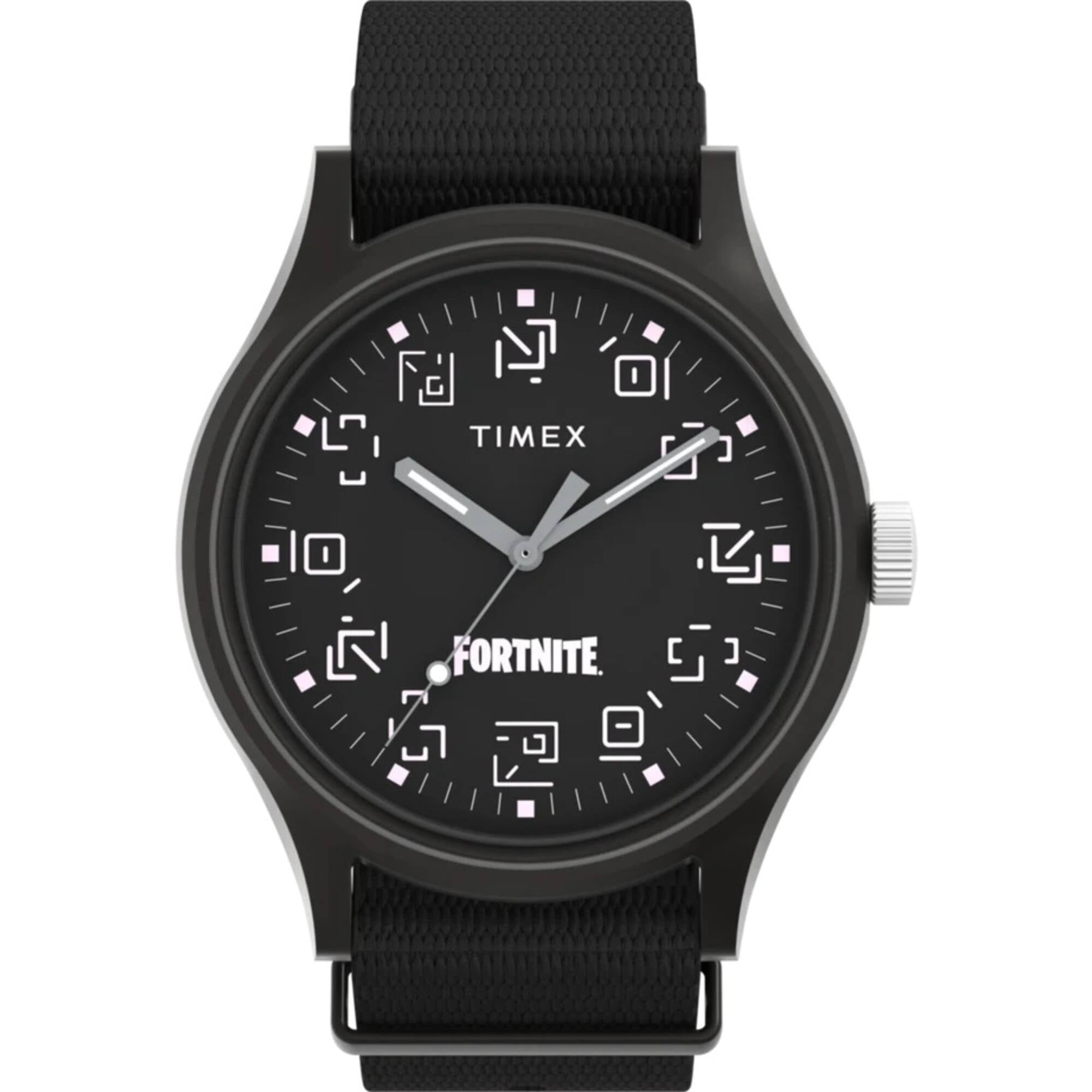 Timex Tw2W97000 Montre Homme Mk1 Fortnite Cadran Noir Bracelet en