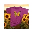 thumbnail image 2 of Blusa con Estampado de Mariposa y Girasoles – Diseño Único y Significativo Color Rosa Dorado Talla Mediana Marca Emil SaEs, 2 of 4