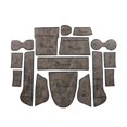 thumbnail image 1 of Riwesomey Car Door Slot Mat Dustproof PU Parts Spare Leather for Byd Yuan Plus  Automoción decorativa y accesorios Gris, 1 of 1