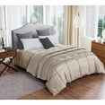 thumbnail image 5 of St. James Home 2pc Velvet blanket & Microfiber Comforter Set, Tawny Port, Twin, 5 of 6