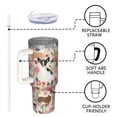 thumbnail image 4 of OBREWU Chihuahua Dog and Flower Tumbler with Handle and Lid,Chihuahua Dog and Flower 40oz Double Wall Vacuum Insulated Tumbler,Cups Gift for Women and Men, 4 of 7