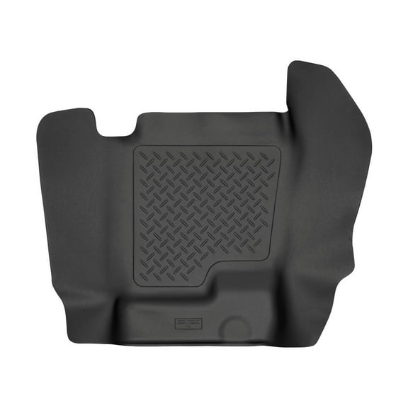 Husky Liners 82281 Weatherbeater Floor Mat Fits 2007-2014 Silverado/Sierra/Suburban/Tahoe/Yukon/Avalanche Crew/Ext Cab Center Hump Liner 1pc Black