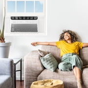 Hisense 8000 BTU 115V 350 Sq. Ft. Window Inverter Air Conditioner, White, AAW08TW26