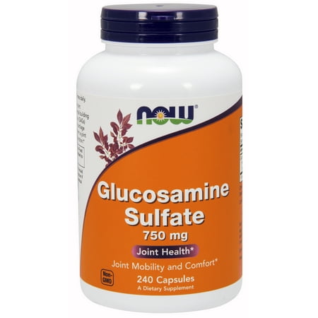 NOW Supplements, Glucosamine Sulfate 750 mg, with UL Dietary Supplement Certification, 240