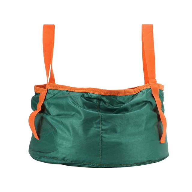 Conteneur de Lavage Pliable, Porter un Seau Pliable Durable Réutilisable en Polyester avec Poignée pour la Randonnée
