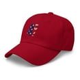 thumbnail image 6 of The Beanie Shop 45 47 Dad Hat Cranberry Cotton Twill Cap, Unisex Fit, 6 of 6