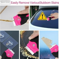 Multi Purpose Cleaning Scraper Tool (Glass Window Scraper, Cooktop Decal Remover, Metal & Plastic Scraper), Premium Multi-Purpose Scraper With Metal And Plastic, For Glass, Cooktops, And Decals