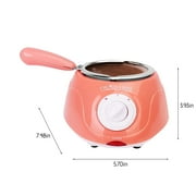 Chocolate Melting Pot, 250ml/8.45oz Electric Chocolate Fondue Fountain Machine for Parties, Warmer Machine for Milk Chocolate,Cheese, Butter, Candy