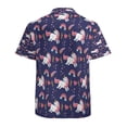 thumbnail image 3 of High Quality Hawaiian Shirts for Men Short Sleeve Aloha Beach Shirt Floral Summer Casual Button Down Shirts Blouses C5C6PV, 3 of 7