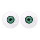 thumbnail image 1 of 30mm Ojos de muñeca, 1 par de ojos acrílicos realistas de plástico, verde, 1 of 6