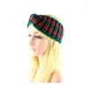 Tretra Women Knitted Headbands, Stretchy Color Block Turban Headbands