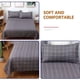 thumbnail image 5 of Xihbxyly Juego de Cama, Tejido de Poliéster Suave, Cómodo para Todas Las Estaciones, Resistente Al Encogimiento y a La Decoloración, Sueño Confortable, Sábanas y Fundas de Almohada Tamaño Matrimonial, 5 of 6