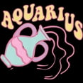 thumbnail image 2 of Junior's Lost Gods Aquarius Water Bearer Art Symbol Graphic Oversized T-Shirt, 2 of 2