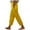 Yellow, variant on EDFBUYKRS Female Women Pants Casual Women Pants Wide Leg Petite Womens Daily Elastic Waist Workout Trousers Solid Long Pants Loose Casual Trousers Xxl