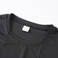 thumbnail image 6 of Men's Solid Crew Neck Wide Shoulder Mesh Sleeveless Tank Top, Breathable Casual Summer Athletic Muscle Gym Vest Black, 6 of 9