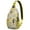 Yellow-1, variant on Striped Bohemian Shoulder Backpack Lightweight Sling Bag for Daily Commuting Vintage Fashion & Comfortable