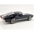thumbnail image 5 of 1967 Shelby GT500 Restomod "War Horse" Black with White Stripes Limited Edition to 624 pieces 1/18 Diecast Model Car by ACME, 5 of 6