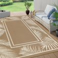 thumbnail image 3 of Outdoor Rug ;x; Reversible Boho Plastic Straw Patio Deck Camping Rugs Indoor Outdoor Portable RV Mat Carpet for Outside Porch Balcony Backyard Beach Pool, 3 of 9