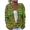 thumbnail image 2 of LOVZFMLL Cardigan pour Femmes Décontracté Imprimé de Noël Cardigan Tricoté Veste à Boutons, 2 of 5