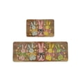thumbnail image 1 of Vwrxbz Easter Kitchen Mat Set 2 Piece Bunny Egg Design Runner and Small Rug Holiday Entrance Hallway Floor Mat, 1 of 9
