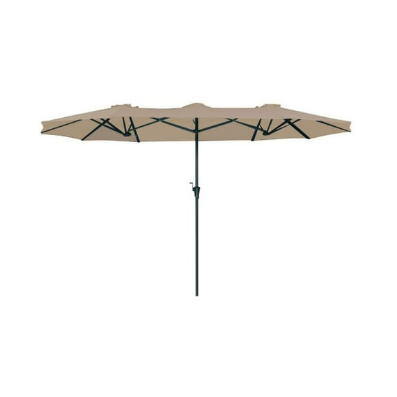 Garden Winds Custom Fit Replacement Canopy Top Cover Compatible with The SuperJare 3508ZT, SU-23834-1 13' Double Sided Patio Umbrella - Upgraded Performance RipLock 350 Fabric