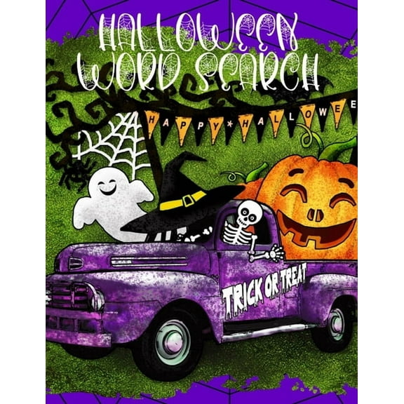 Halloween Word Search: 80 Halloween Word Search Puzzles (Paperback)