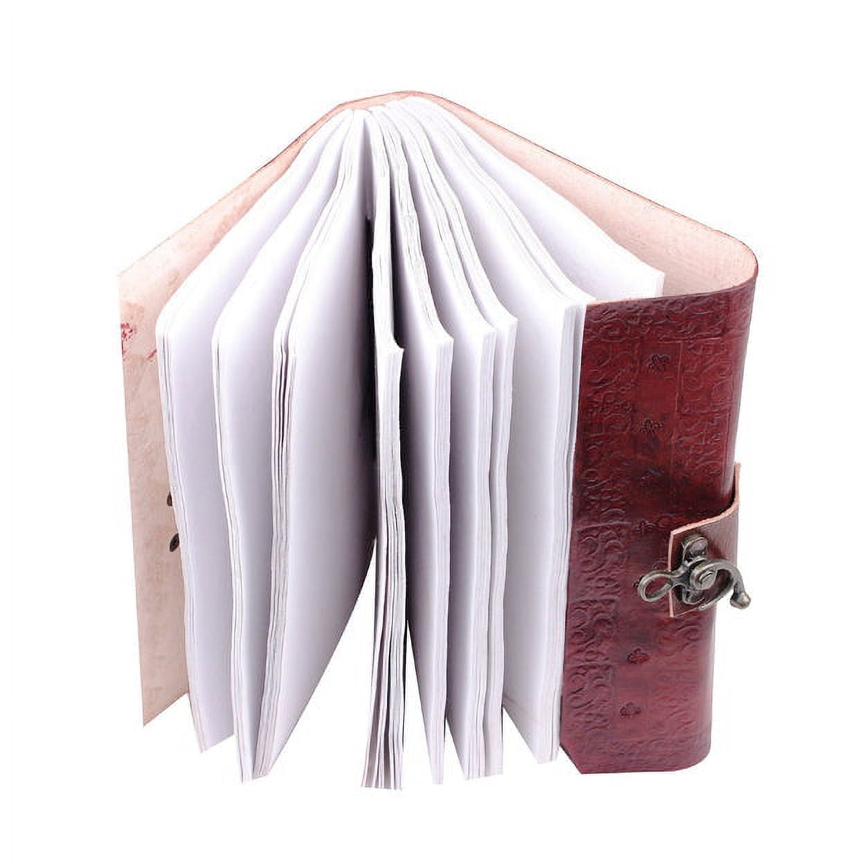 Mahetri Leather Journal Writing Notebook 7 Chakra Stone Diary For Men & Women, Notepad Gift For Artists & Writers